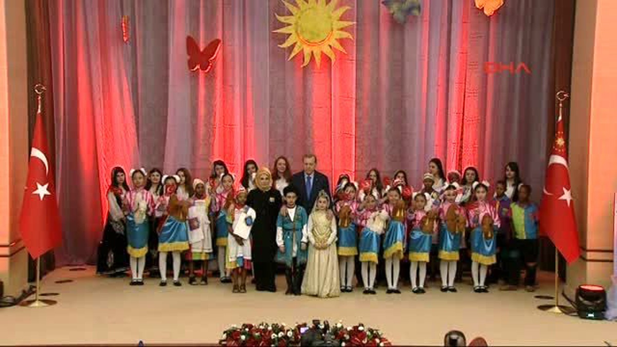 Cumhurbaşkanı Erdoğan, 23 Nisan Çocuk Şenliği\'ne Katılacak Çocukları Kabul Etti 6