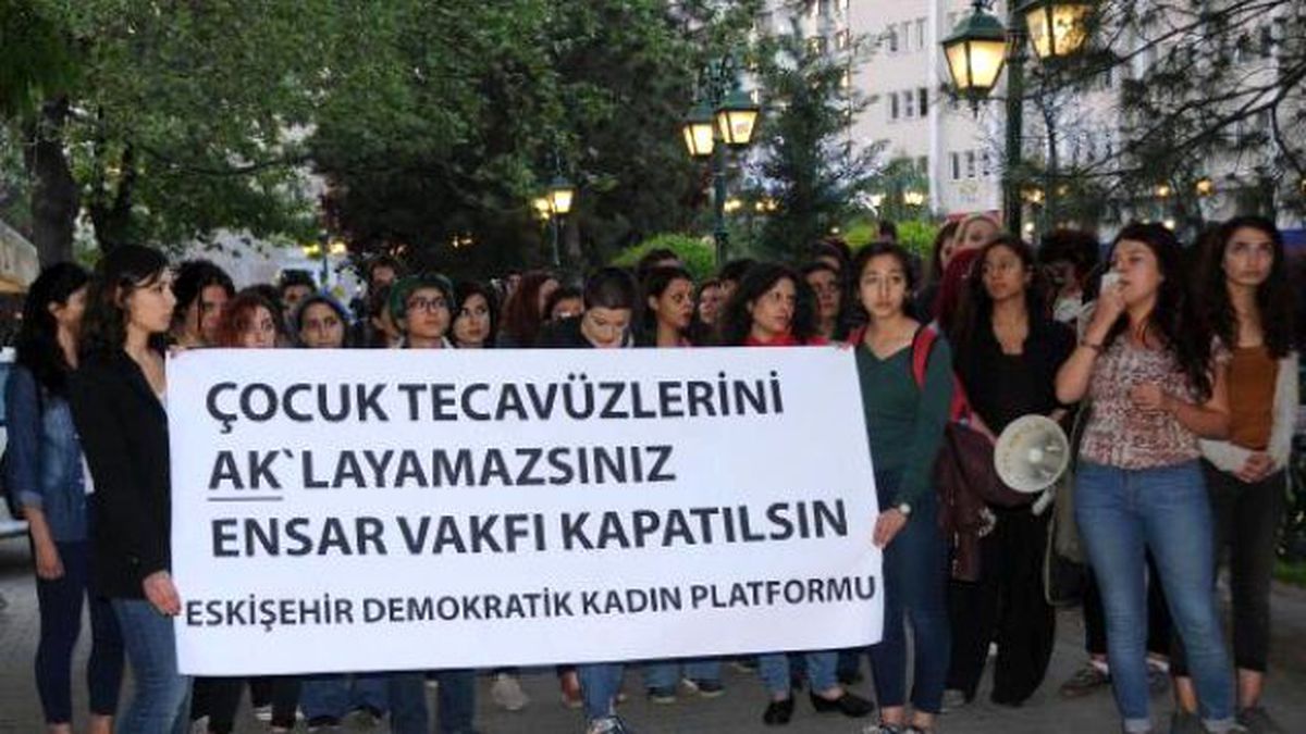 Kadınların \'Ensar Vakfı\' Eylemi