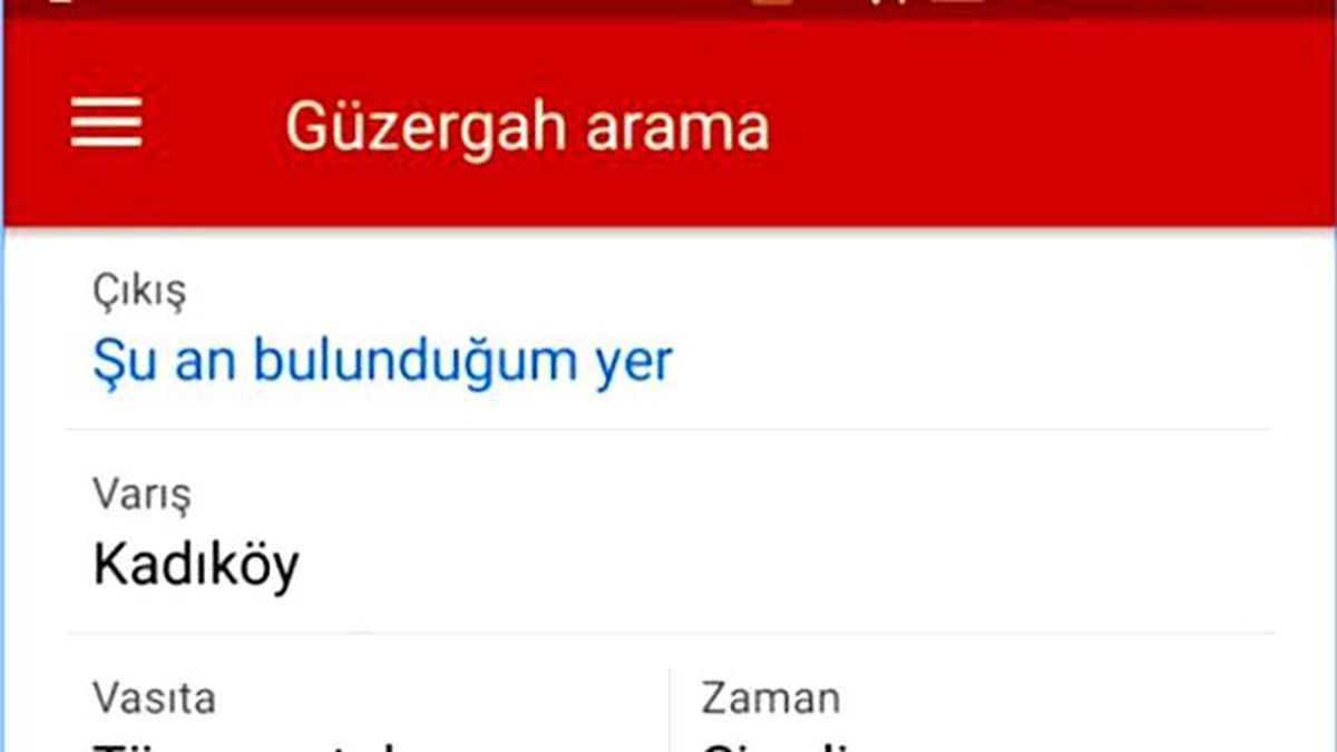 Trafı\'den Toplu Taşıma Uygulaması