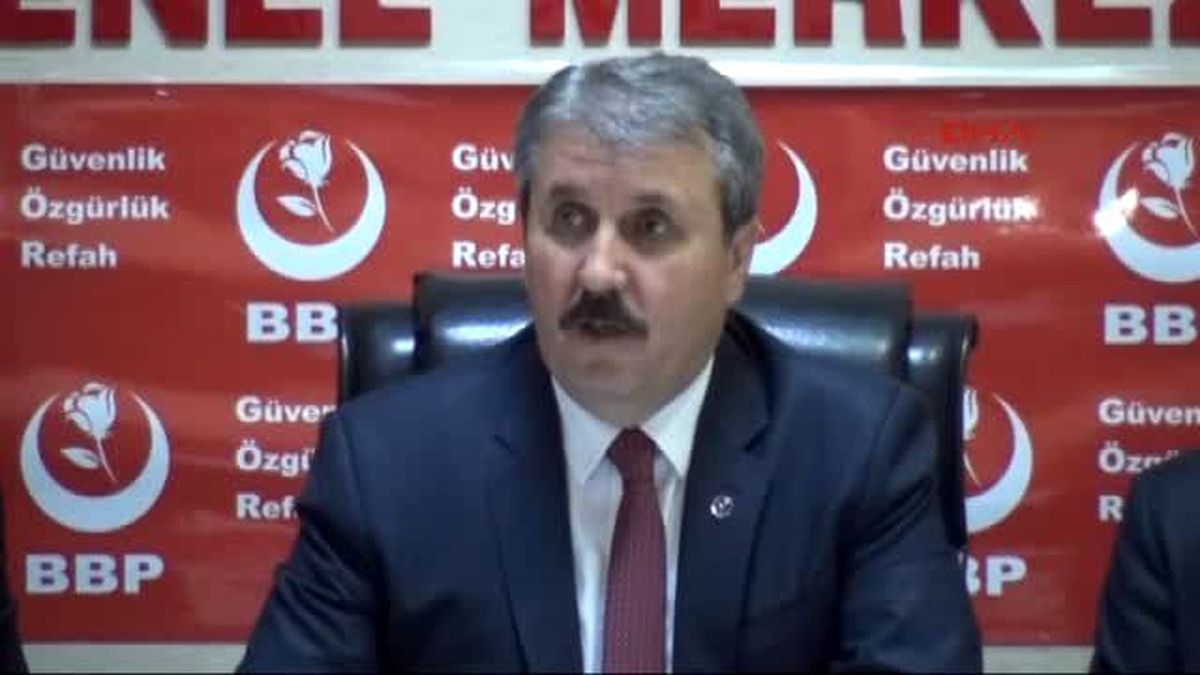 BBP Lideri Destici: MHP\'yle Birleşme Söz Konusu Bile Olamaz