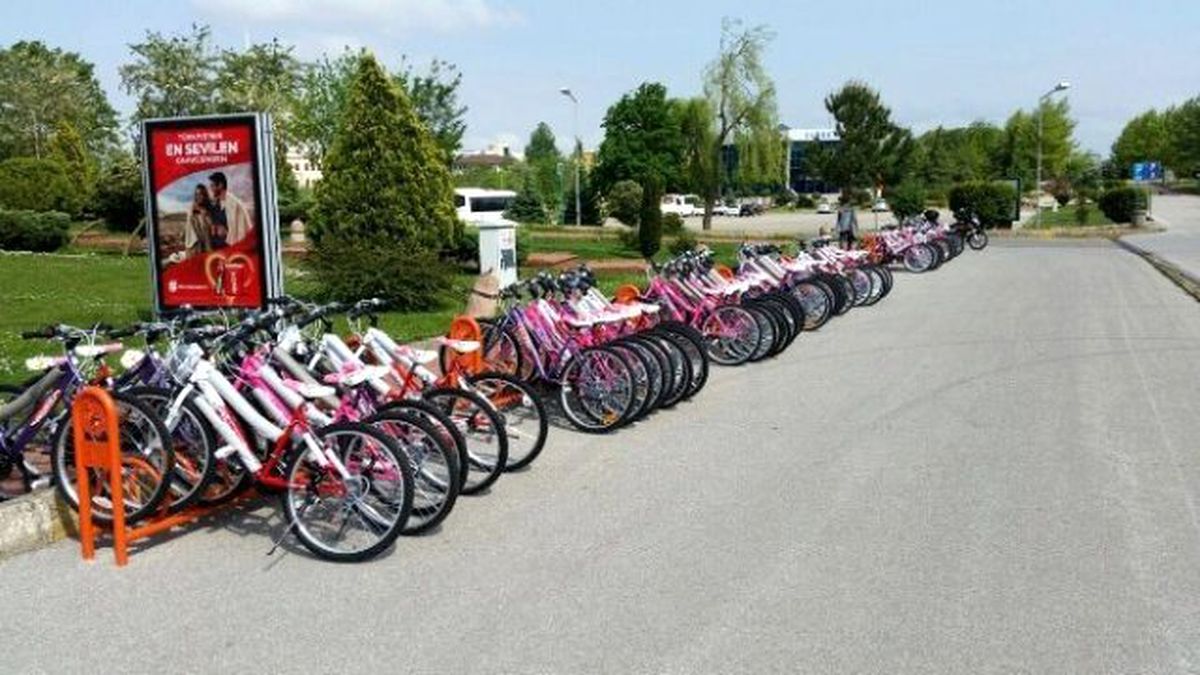 Kampüste Bisikletli Günler Başladı