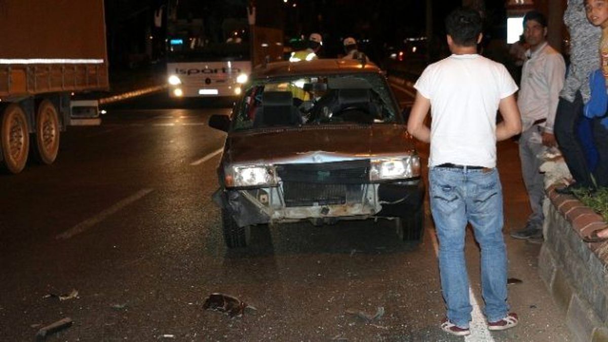 Nazilli\'de Trafik Kazası-1 Yaralı
