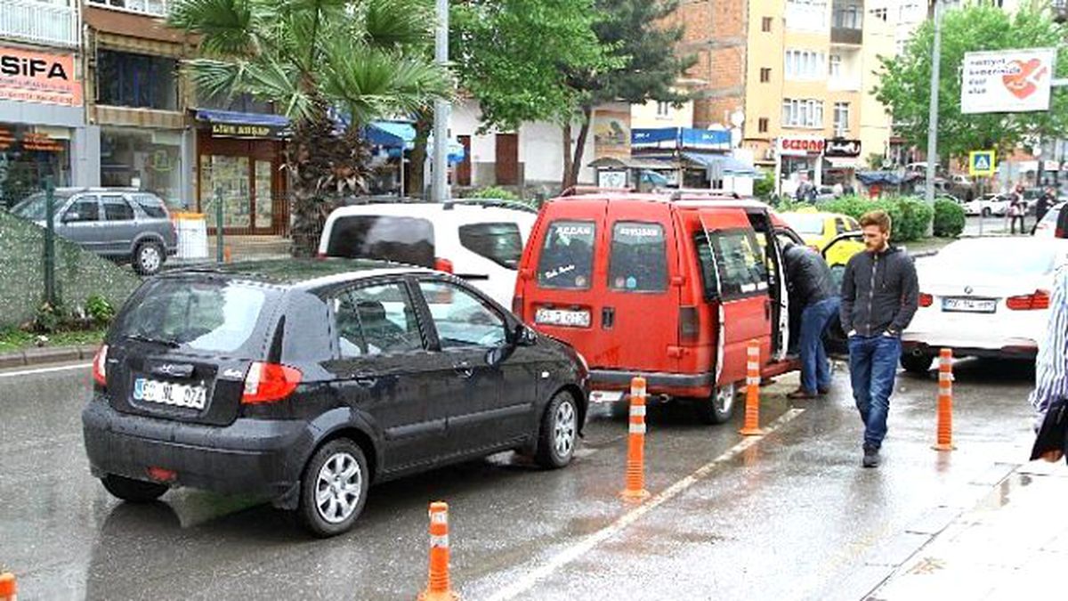 Samsun\'da Trafik Kazası: 1 Yaralı