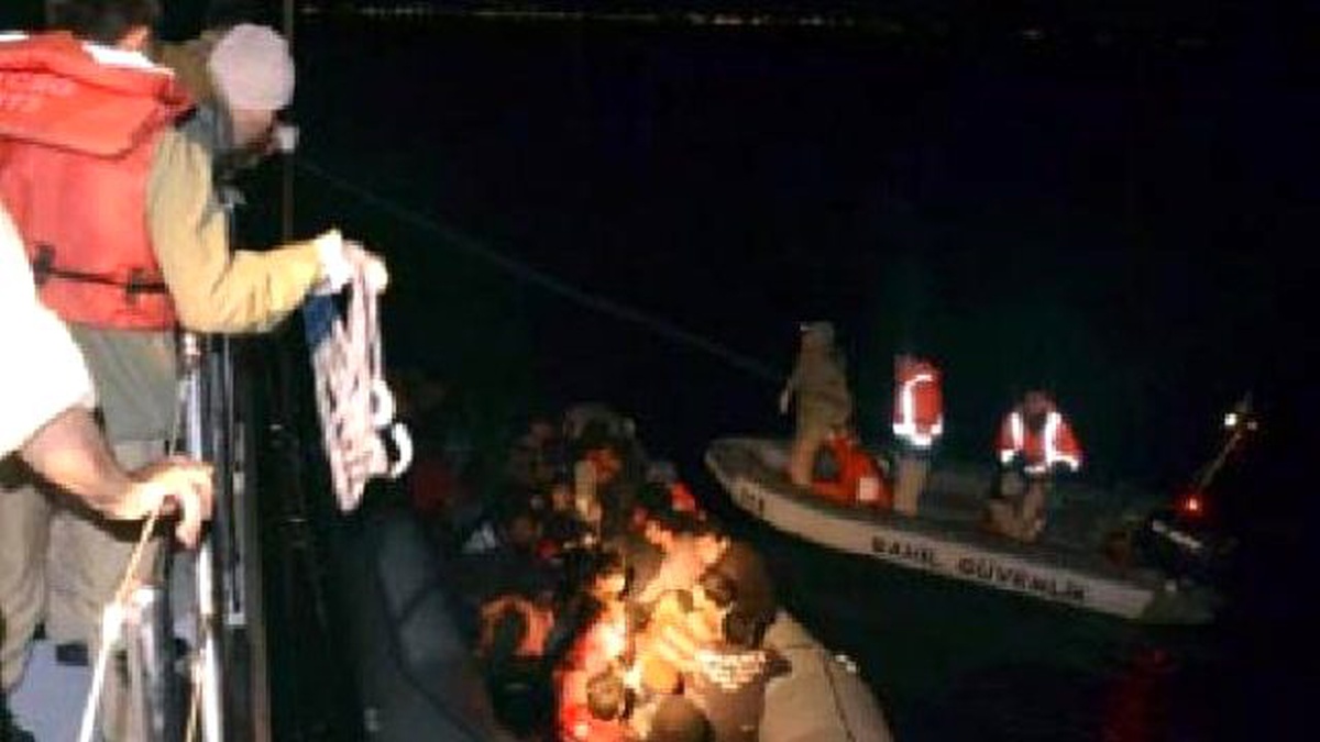 Bodrum Açıklarında 45 Pakistanlı Yakalandı