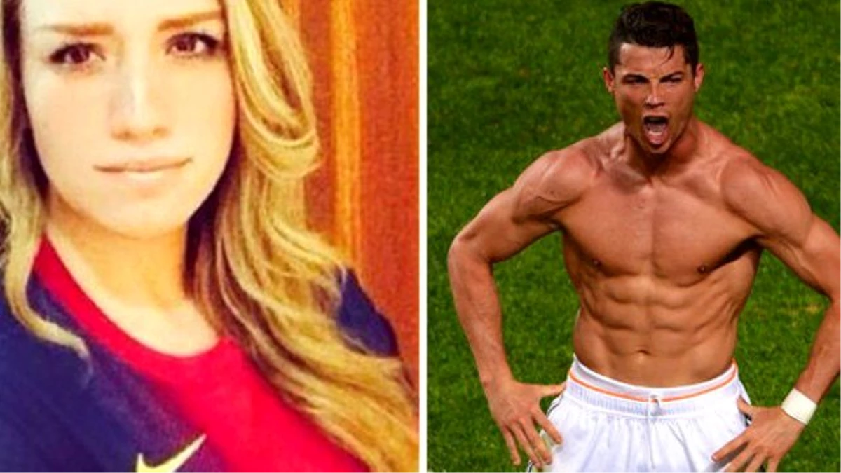 Ronaldo\'nun Yeni Sevgilisi Barcelona Taraftarı Çıktı