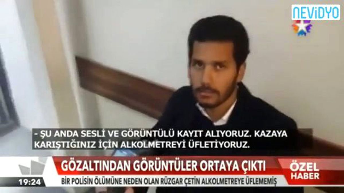 Rüzgar Çetin\'in Gözaltındaki Görüntüleri Ortaya Çıktı