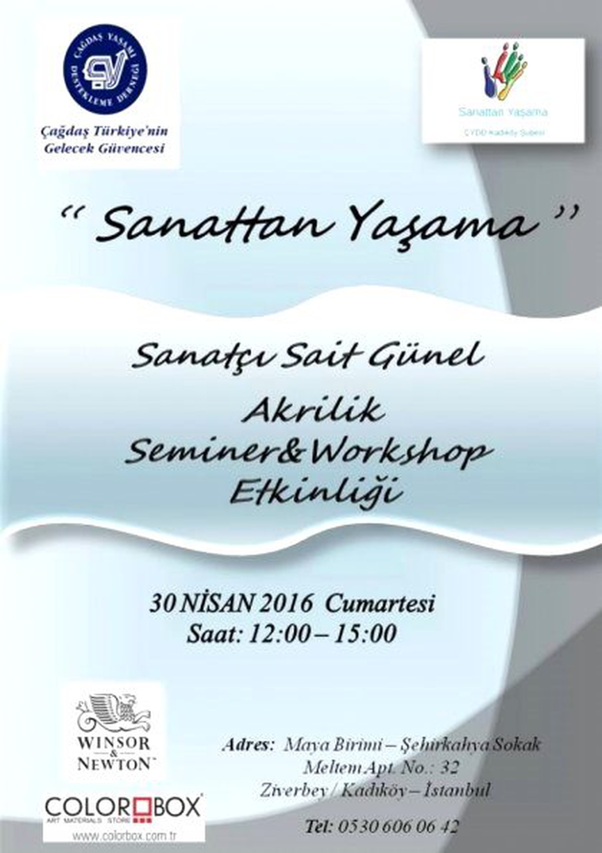 Sanatçı Sait Günel ile Akrilik Seminer&workshop