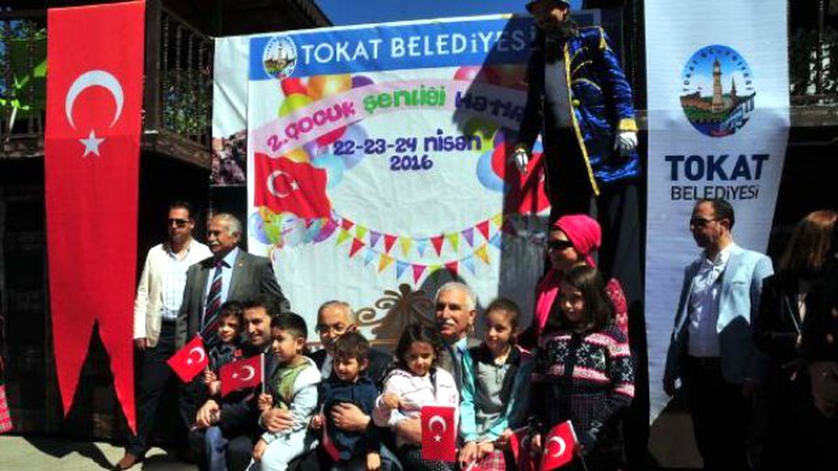 Tokat\'ta Çocuk Şenliği Düzenlendi