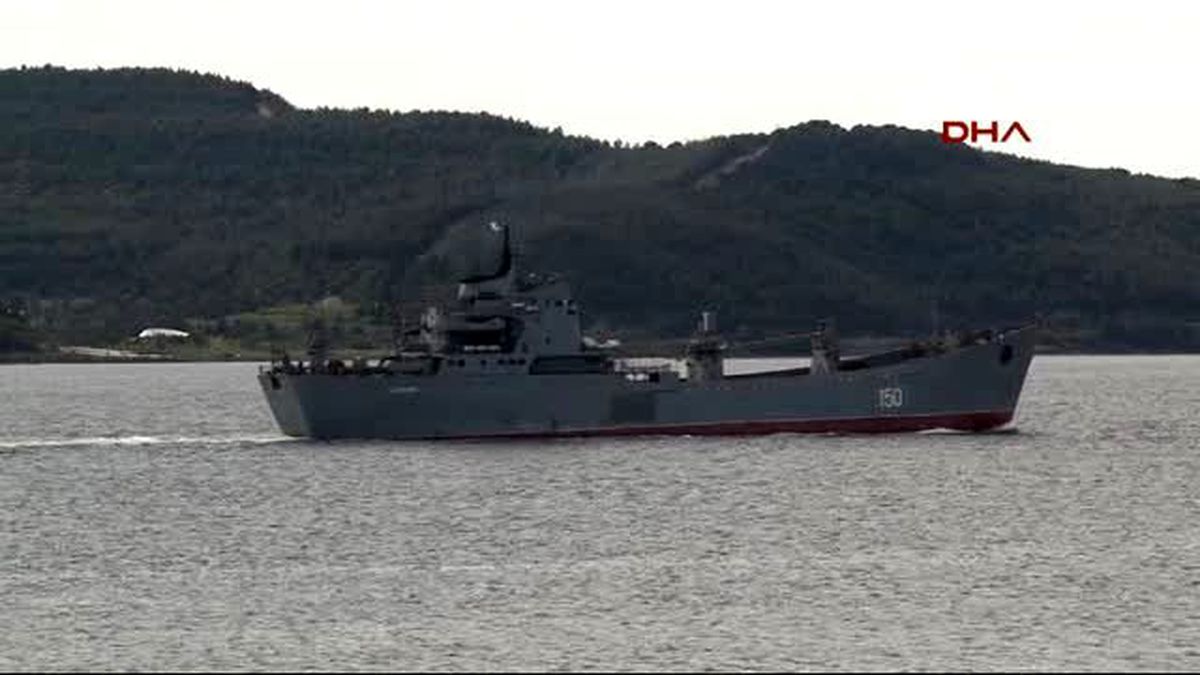 Çanakkale Boğazı'ndan Geçen Rus Gemisinde Bu Kez Füze Yoktu