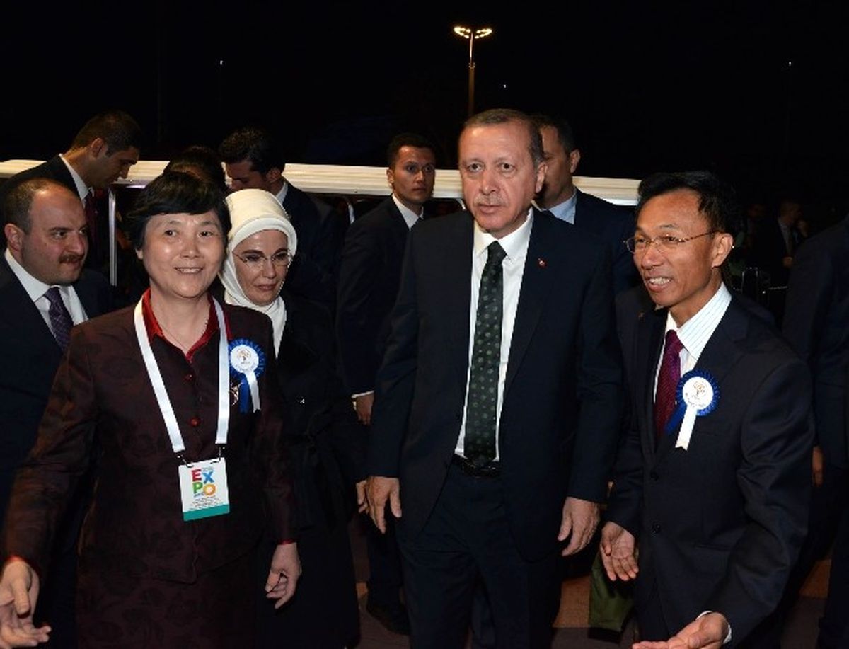 Cumhurbaşkanı Erdoğan, Expo 2016\'da Türk Bahçesini Gezdi