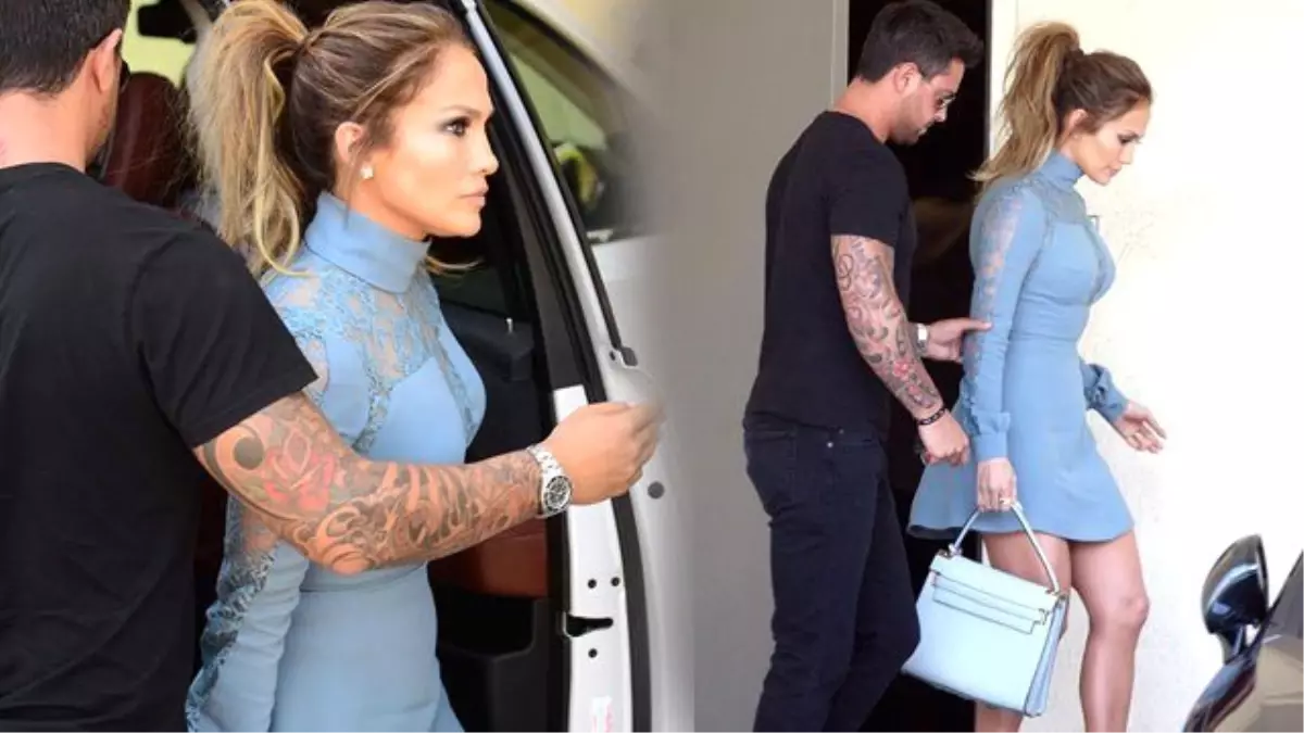 Jennifer Lopez'e Aşırı Yakın Koruma!