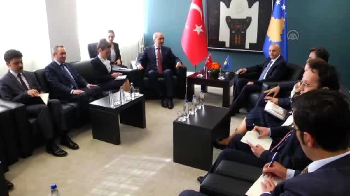 Kurtulmuş, Kosova Başbakanı Mustafa ile Bir Araya Geldi