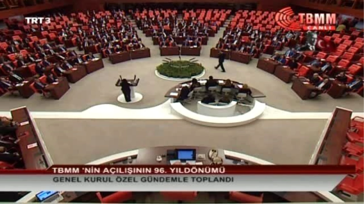 TBMM\'nin Açılışının 96\'ncı Yıl Dönümü Demirtaş Yerine Çağlar Demirel Konuştu