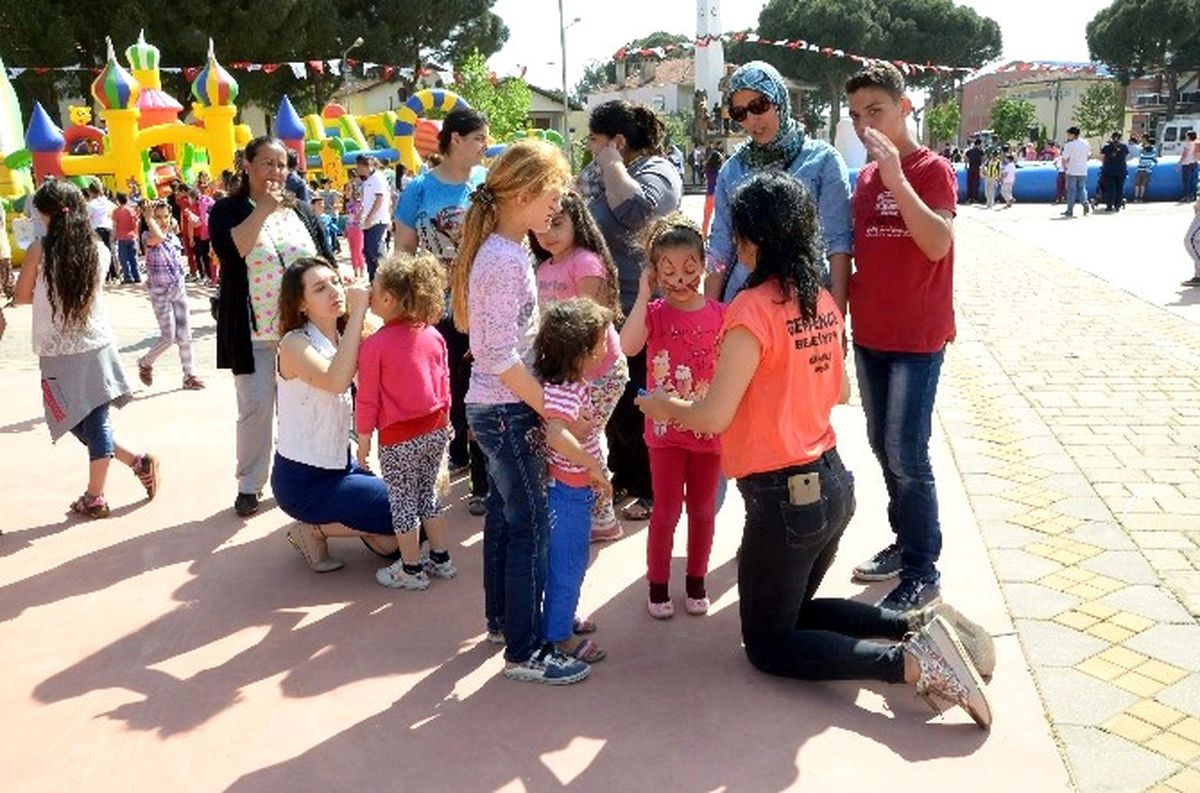 Başkan Akın, Çocukların Coşkusuna Ortak Oldu