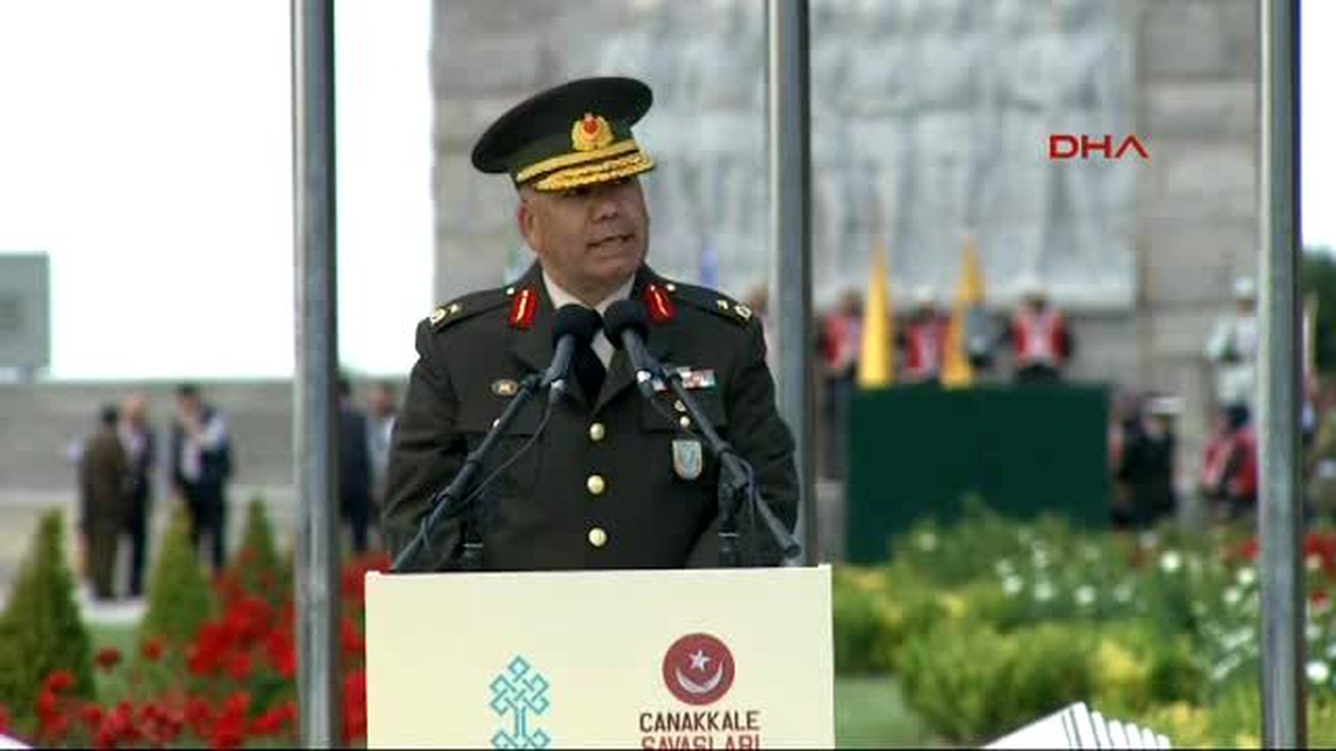 Çanakkale Kara Savaşlarının 101 ?nci Yıldönümü Nedeniyle Gelibolu Yarımadasında Şehitler Abidesinde...