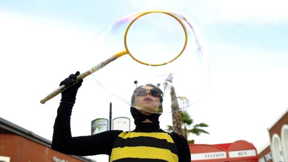 Dünyaca Ünlü Crazy Bubble Show Vıaport Marına\'da