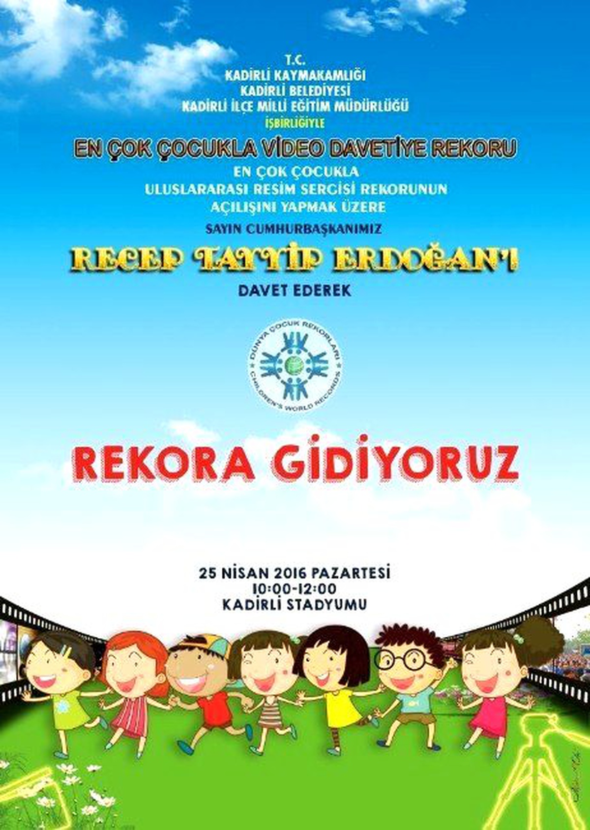 En Çok Çocukla Cumhurbaşkanına Video Davetiye Rekoru
