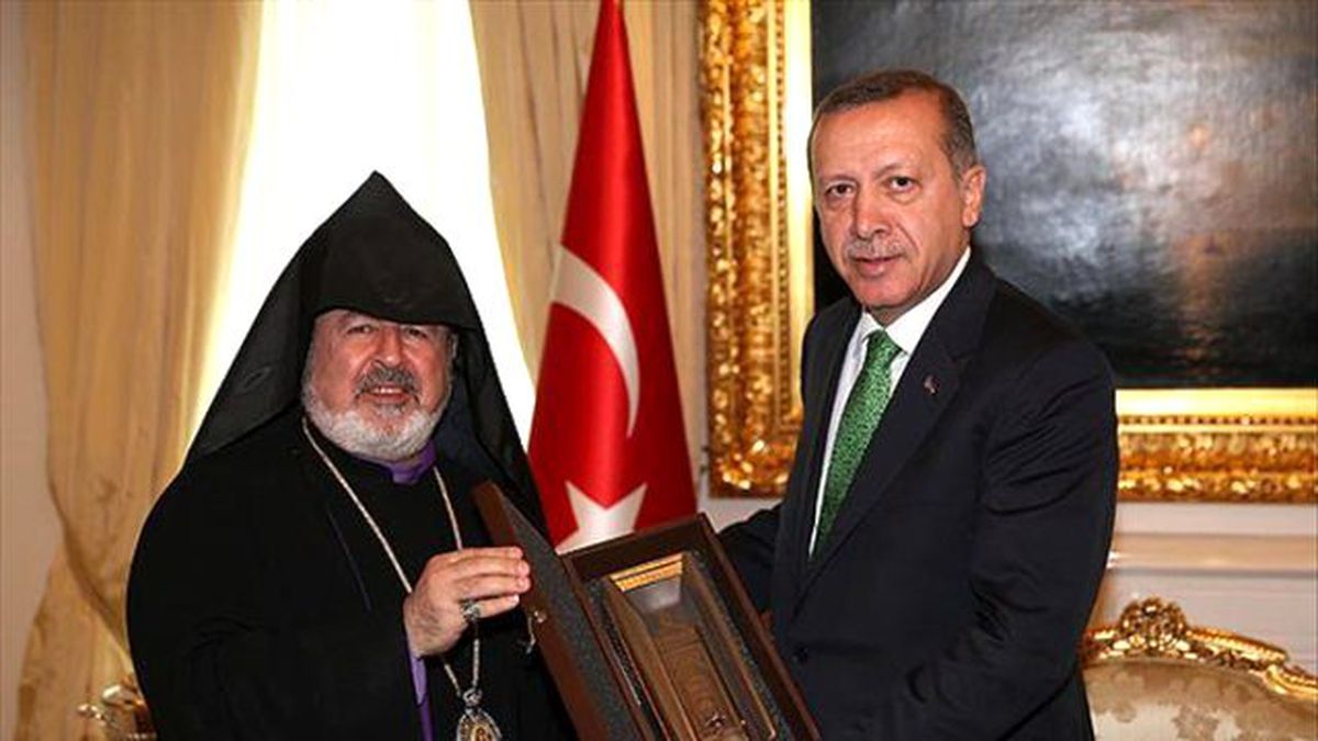 Erdoğan'dan Türkiye Ermenileri Patrik Genel Vekili Aram Ateşyan'a '1915' Mesajı