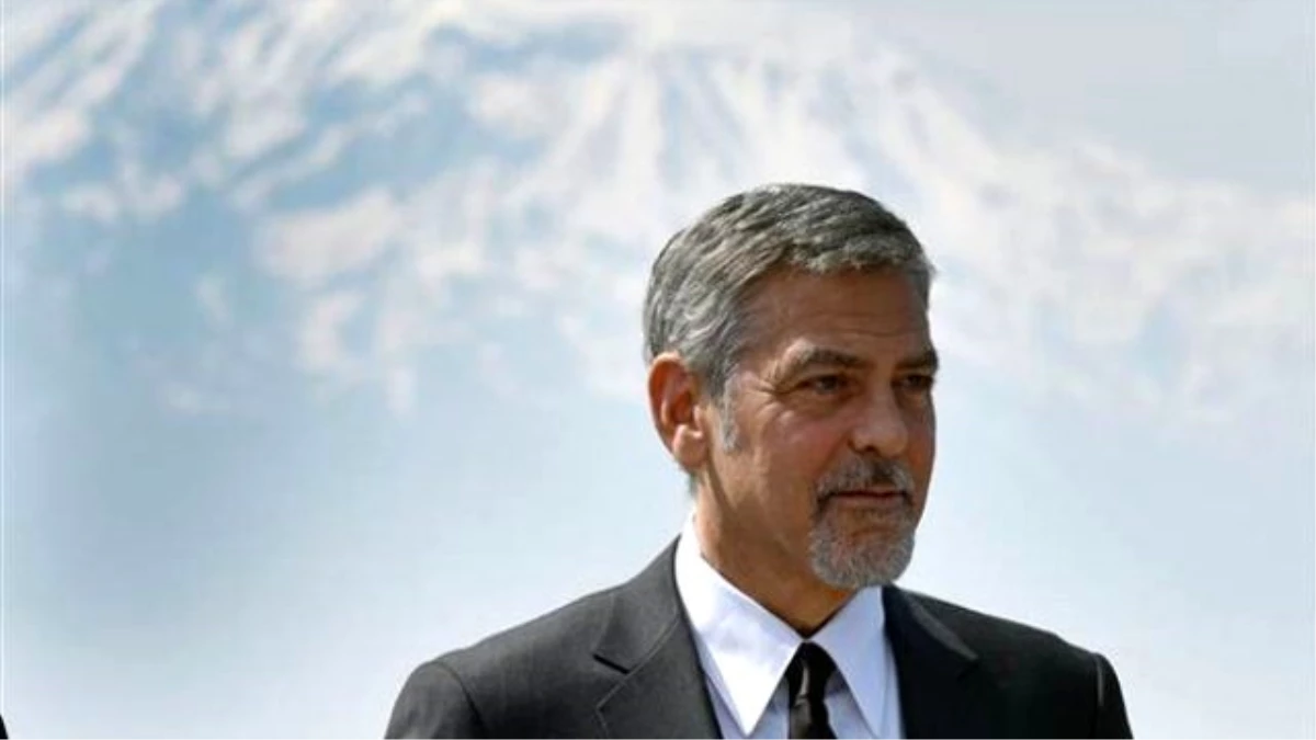 Geoorge Clooney Erivan\'daki \'24 Nisan\' Törenlerine Katıldı