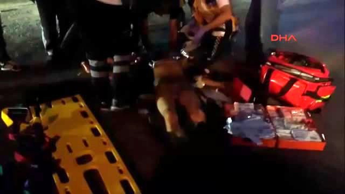 Motosiklet Sürücüsü Kazada Yaralandı