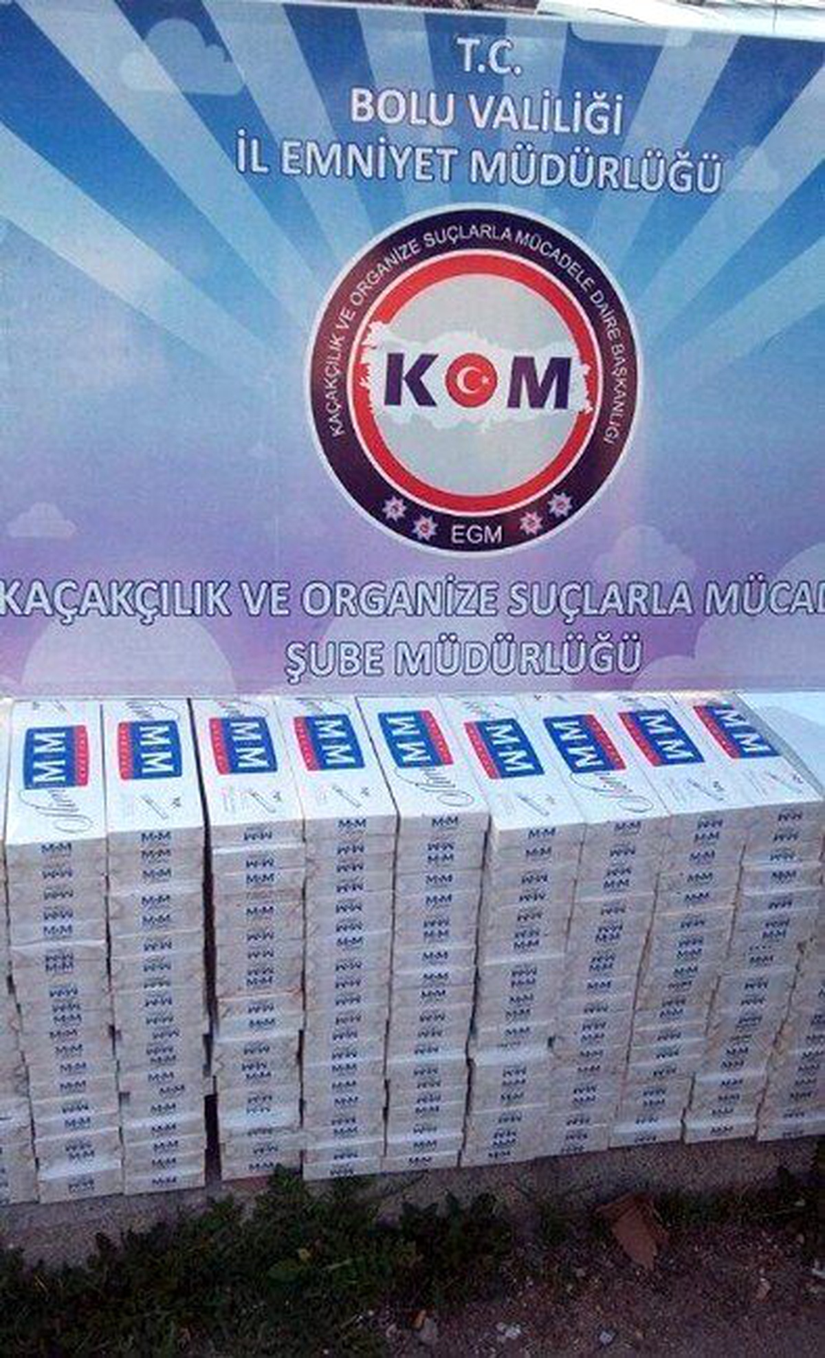 Bolu\'da Gümrük Kaçağı Sigara ve Elektrikli Kaykaylara El Konuldu
