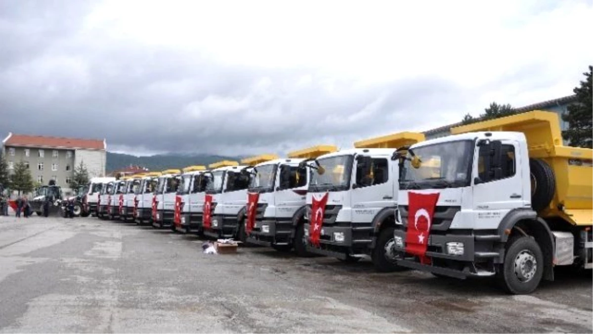 Bolu İl Özel İdaresinde 34 Yeni Aracın Tanıtımı Yapıldı