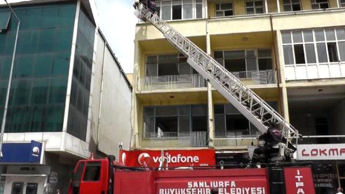 İtfaiyenin Kurtarmaya Çalıştığı Kedi 5\'inci Kattan Düştü