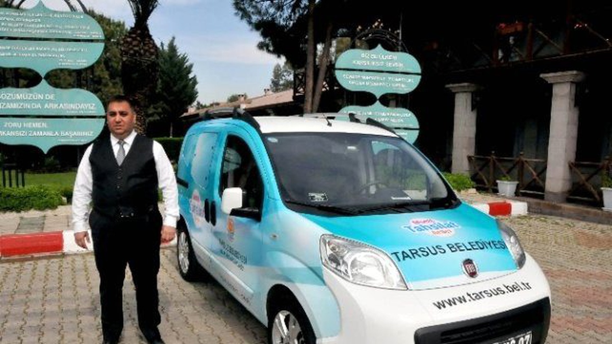 Tarsus Belediyesi\'nden Mobil Tahsilat Aracı Hizmeti
