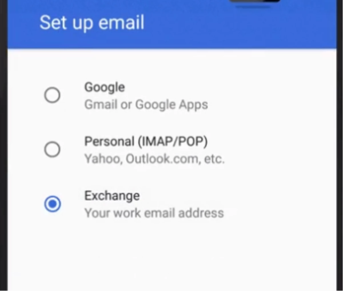 Gmail Android Exchange Desteğine Kavuştu