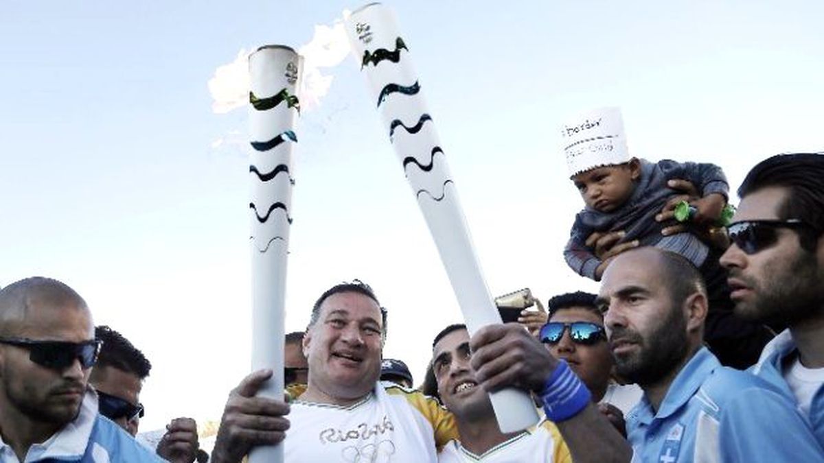 Olimpiyat Meşalesini Mülteci Taşıdı