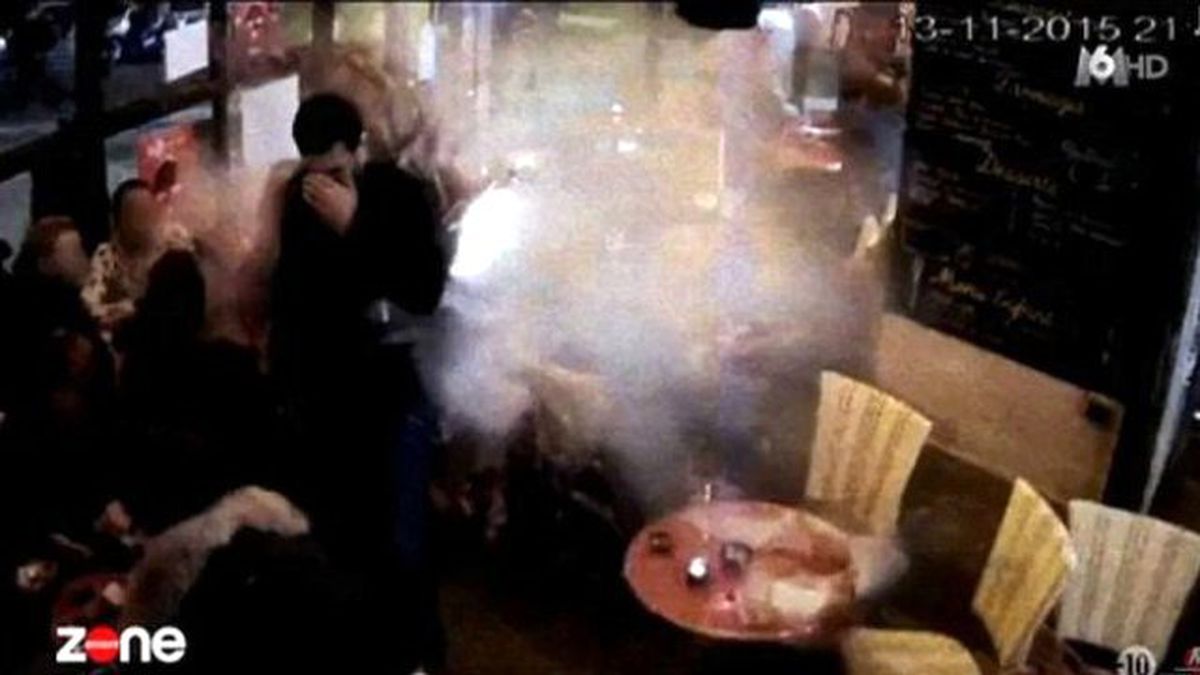 Paris Katliamcısı Brahim Abdeslam\'ın Kendini Patlattığı O Anların Görüntüsü Yayınlandı