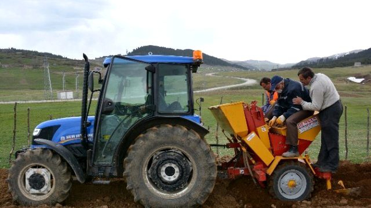 Patates Üretimini Artırmak İçin Belediye Tarla Kurdu