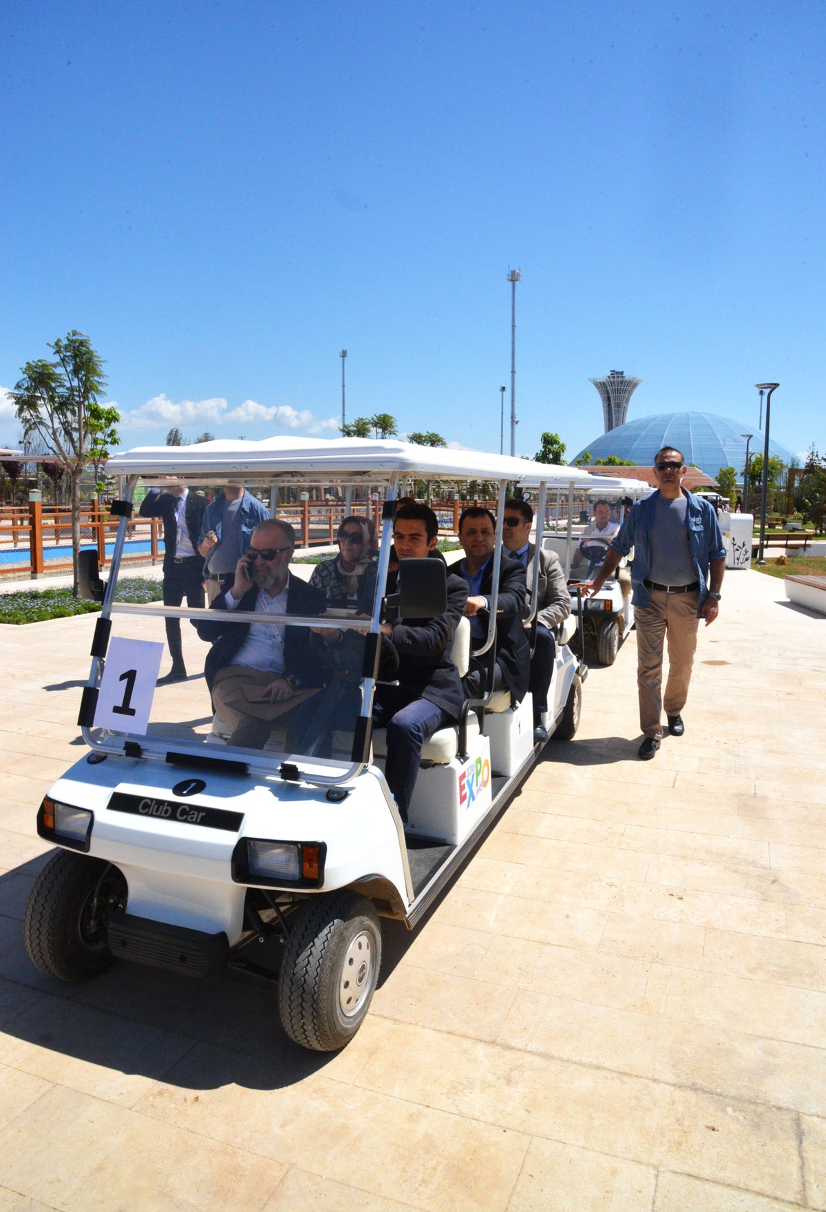 Anayasa Mahkemesi Başkanları Expo 2016 Antalya\'yı Gezdi