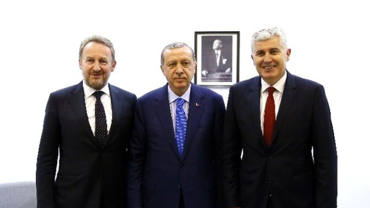 Erdoğan, Bosna Hersek Cumhurbaşkanlığı Konsey Üyelerini Kabul Etti