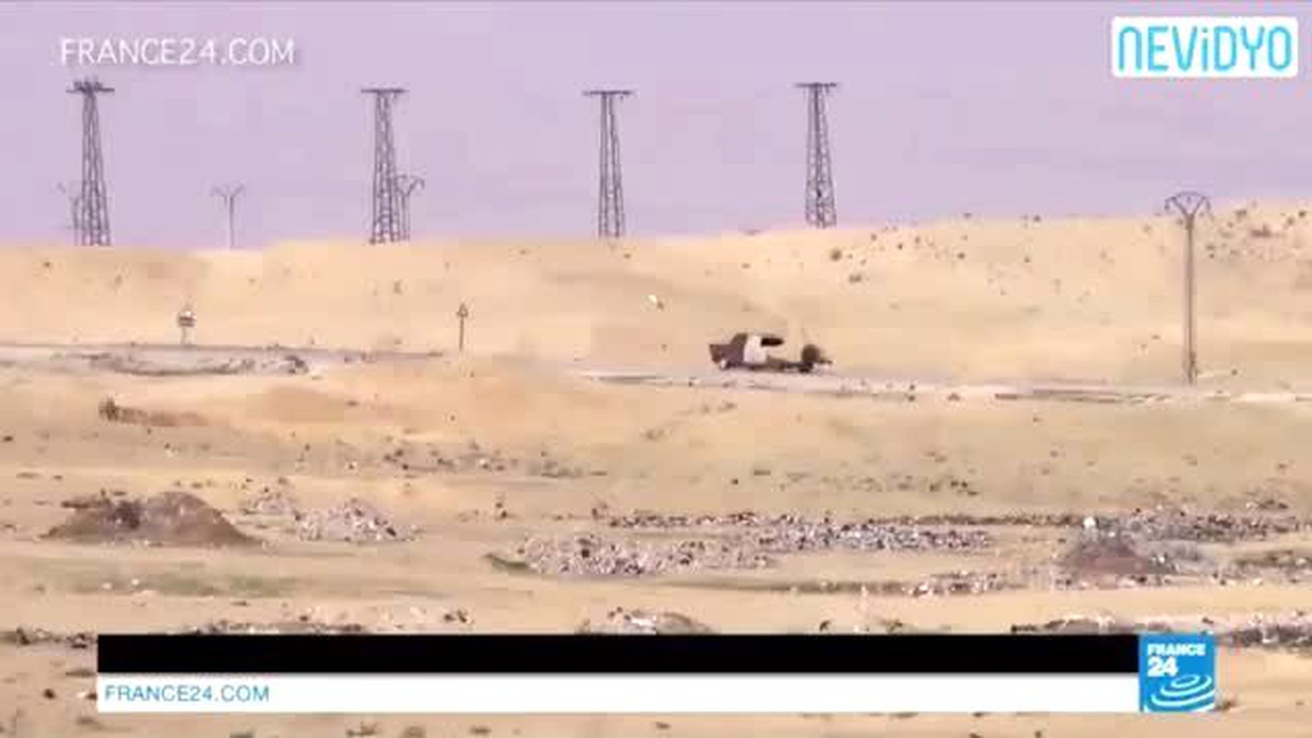 Işid\'in Bomba Yüklü Kamyoneti Füzeyle Vuruldu