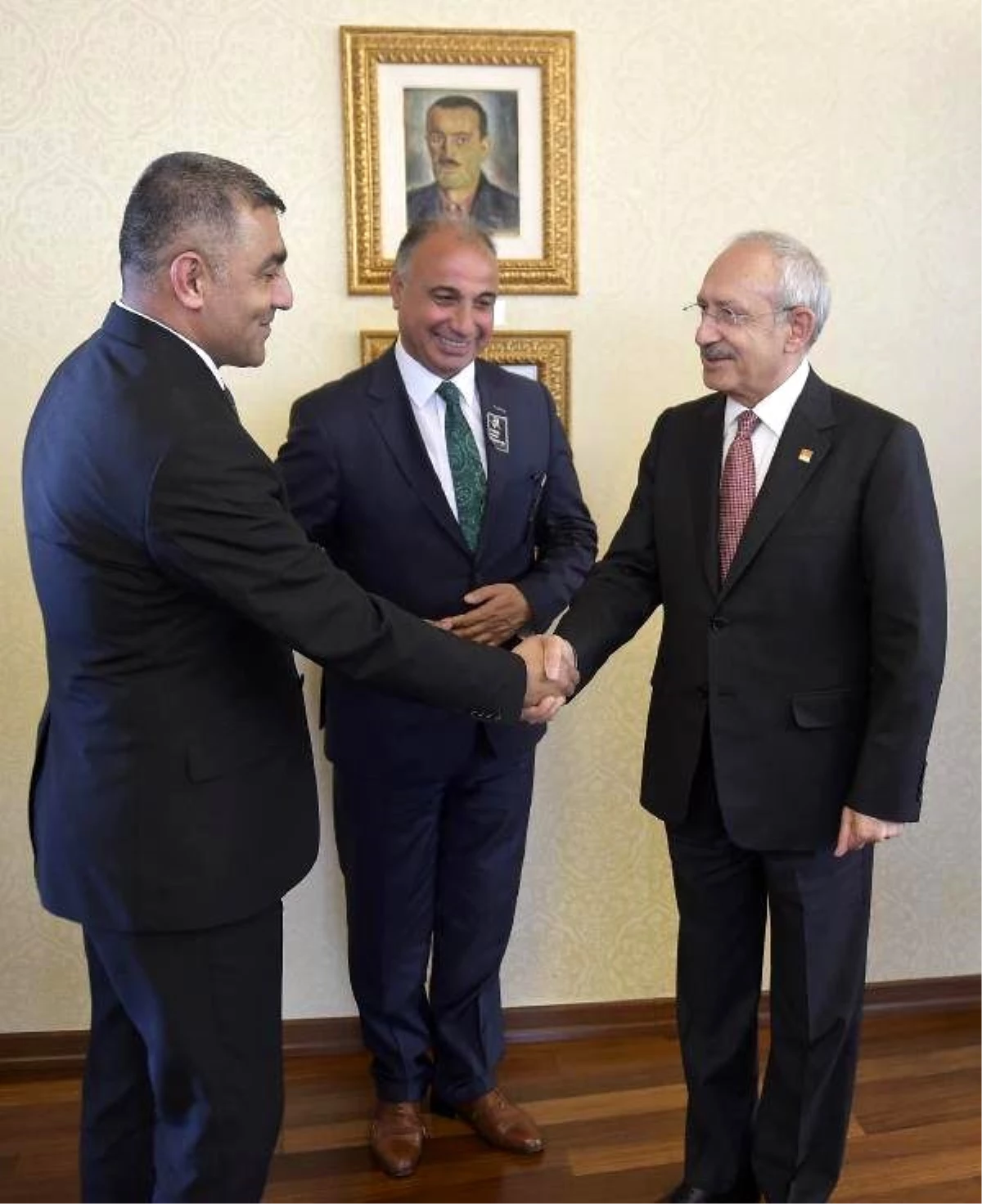 Kılıçdaroğlu, Birleşik Kamu İşgörenleri Sendikaları Konfederasyonu Üyeleri ile Görüştü