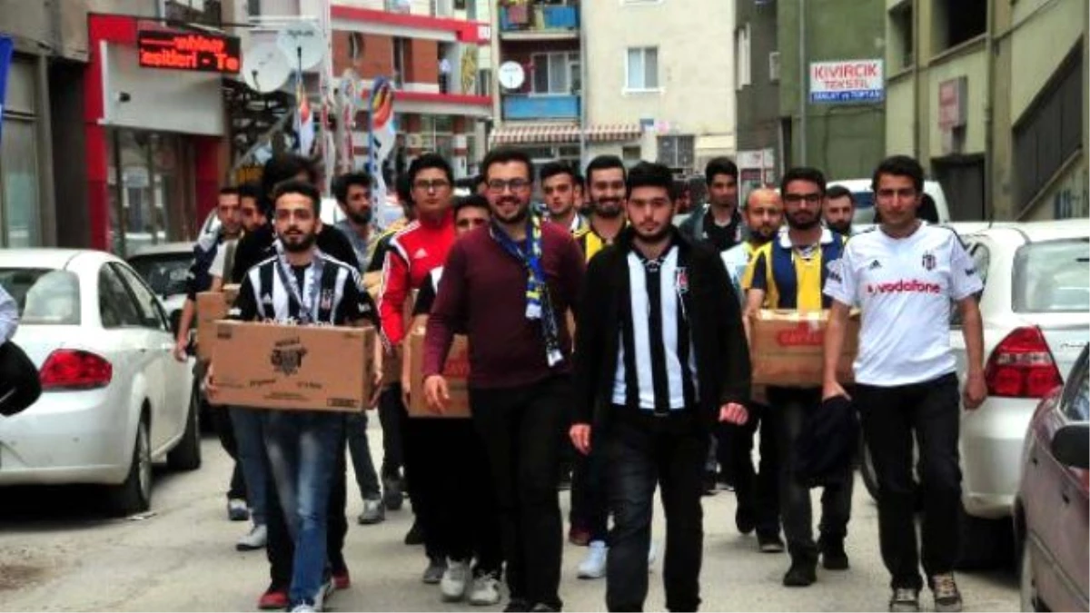 Tokat\'ta Fenerbahçe ve Beşiktaş Taraftarından Anlamlı Proje