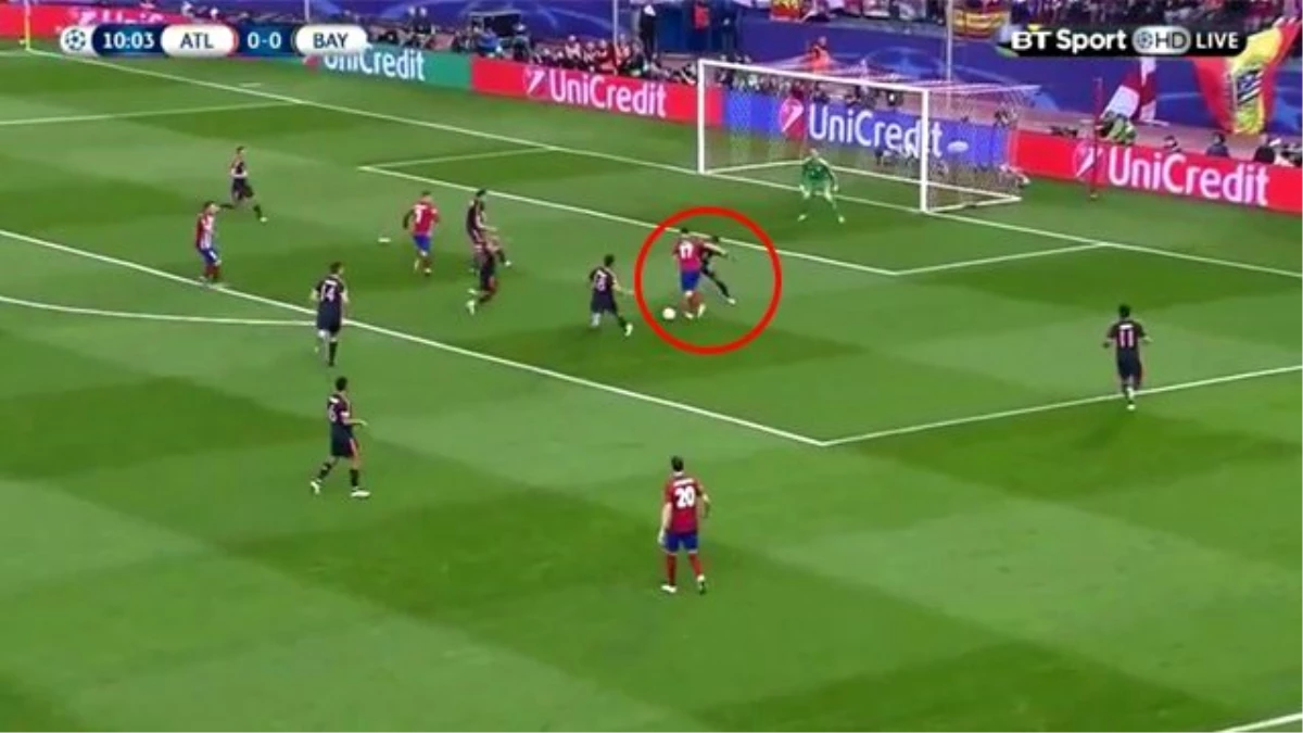Atletico Madridli Saul Niguez, Neuer'i Fena Avladı