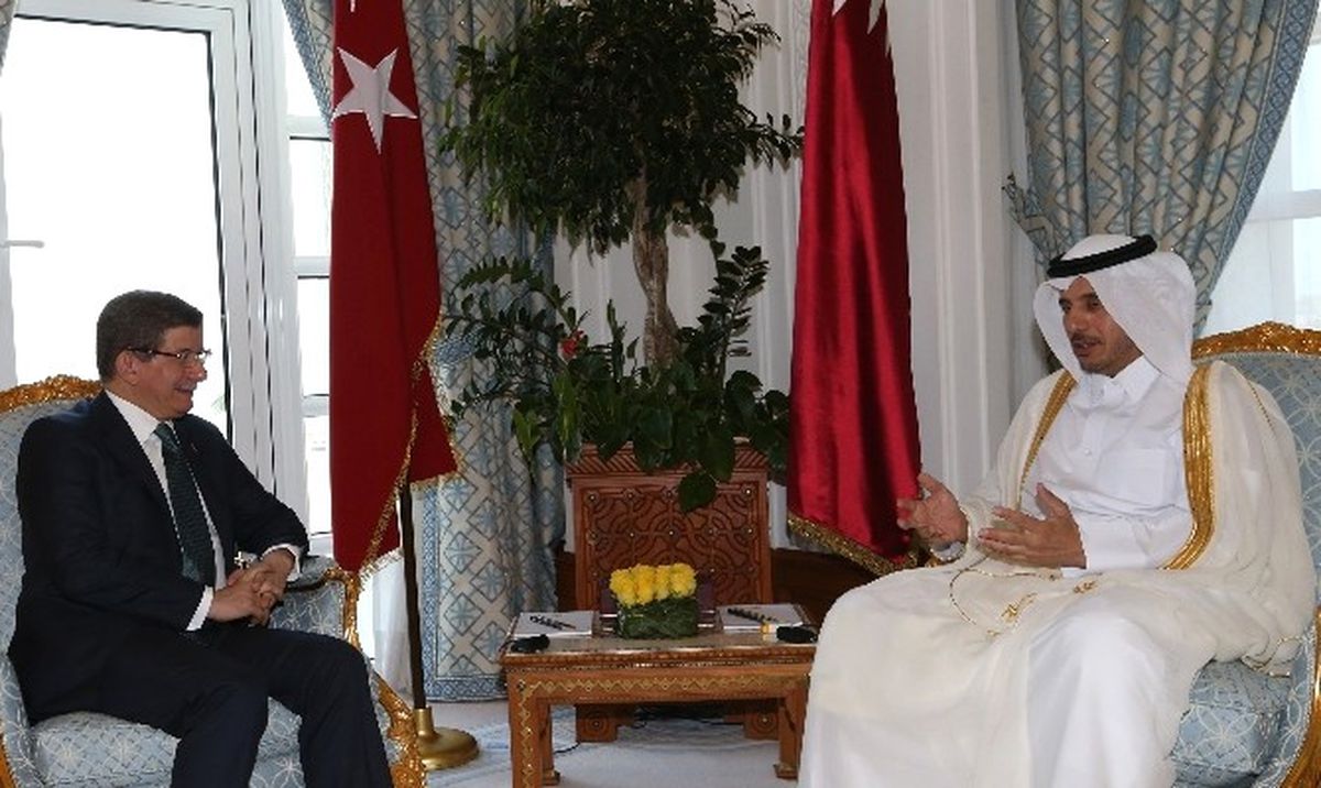 Davutoğlu, Katar Başbakanı ile Görüştü