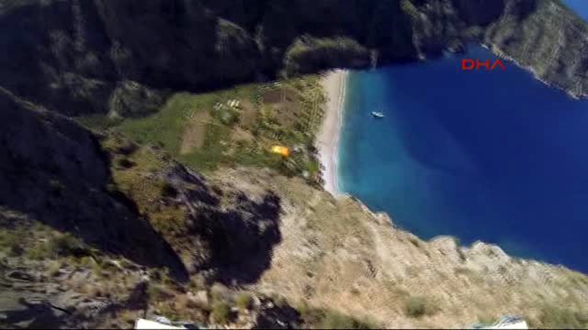 Fethiye - 330 Metreden Kelebekler Vadisi\'ne Nefes Kesen Atlayışlar