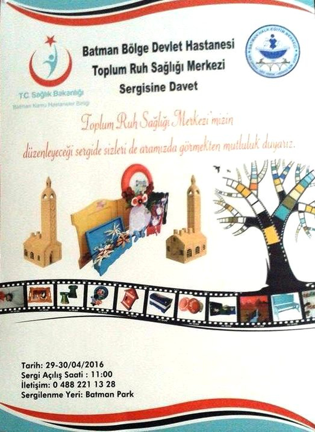 Toplum Ruh Sağlığında Tedavi Gören Hastalar Sergi Açıyor