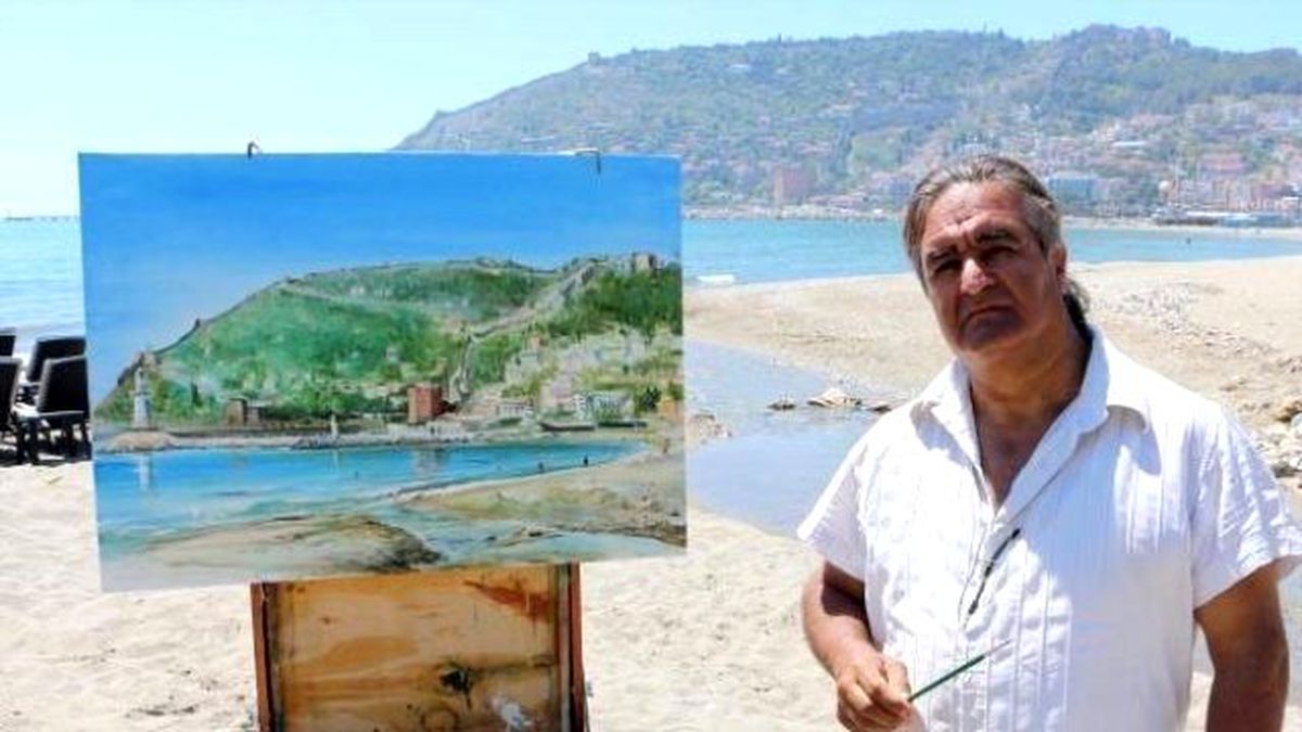 Alanya\'ya Fırçayla Döndü