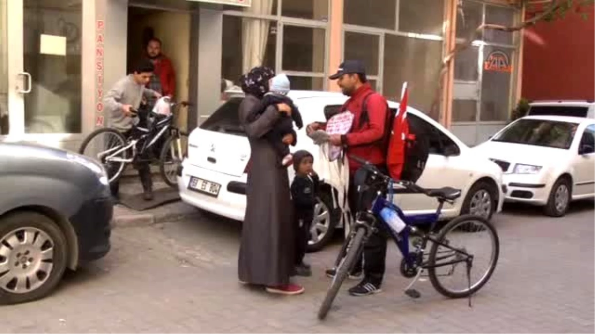 Cumhurbaşkanına "Teşekkür" İçin Pedal Çeviren Suriyeli Aile