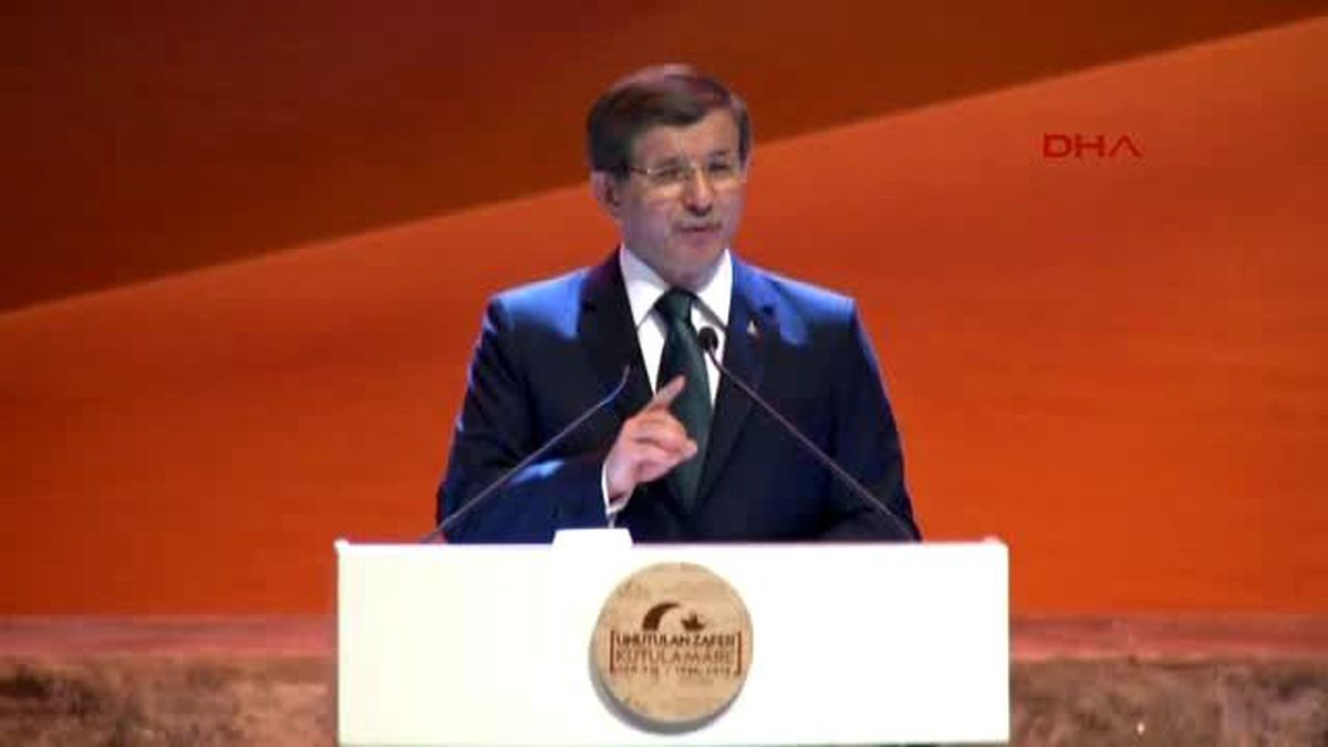 Davutoğlu, Kutül Amare Zaferi\'nin 100. Yıl Kutlamasında Konuştu