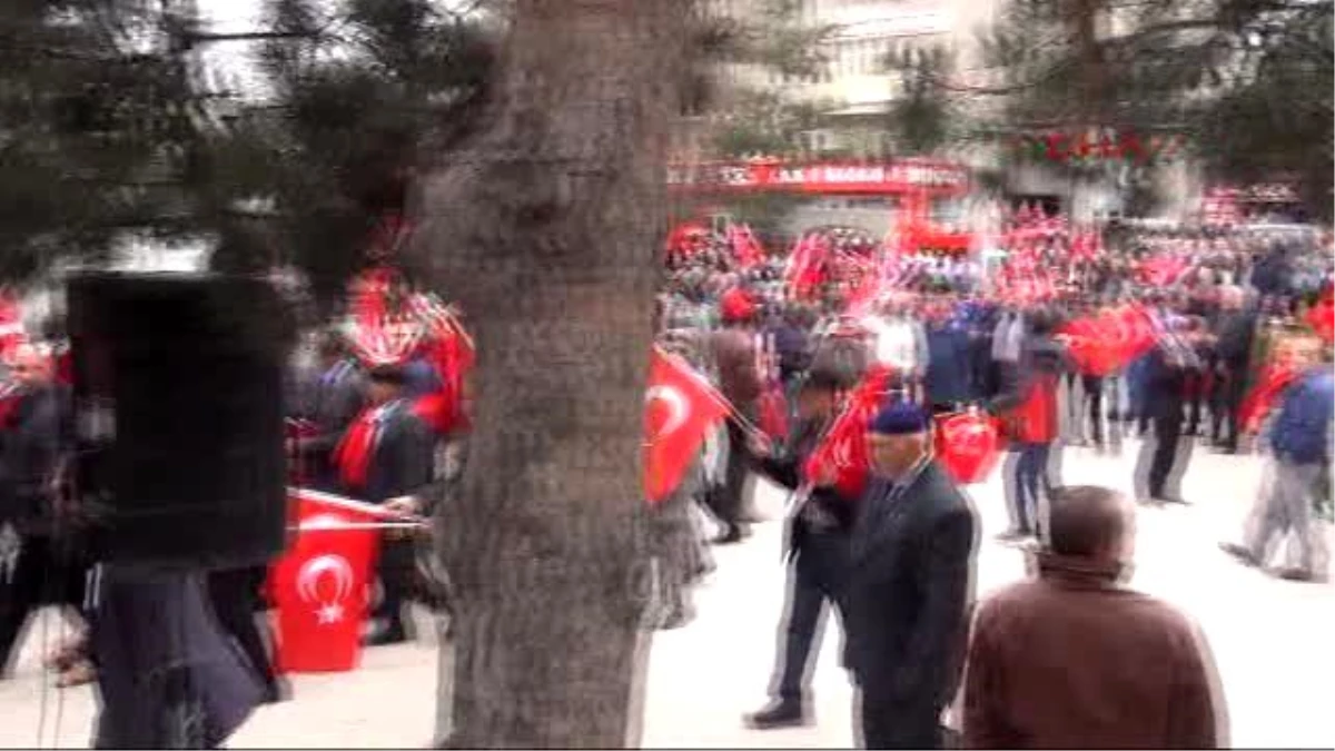 Kars Sarıkamış\'ta Teröre Karşı Birlik Mitingi