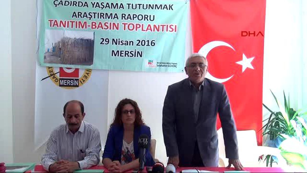 Mersin - Çukurova\'da 100 Binin Üzerinde İnsan Çadırda Yaşıyor