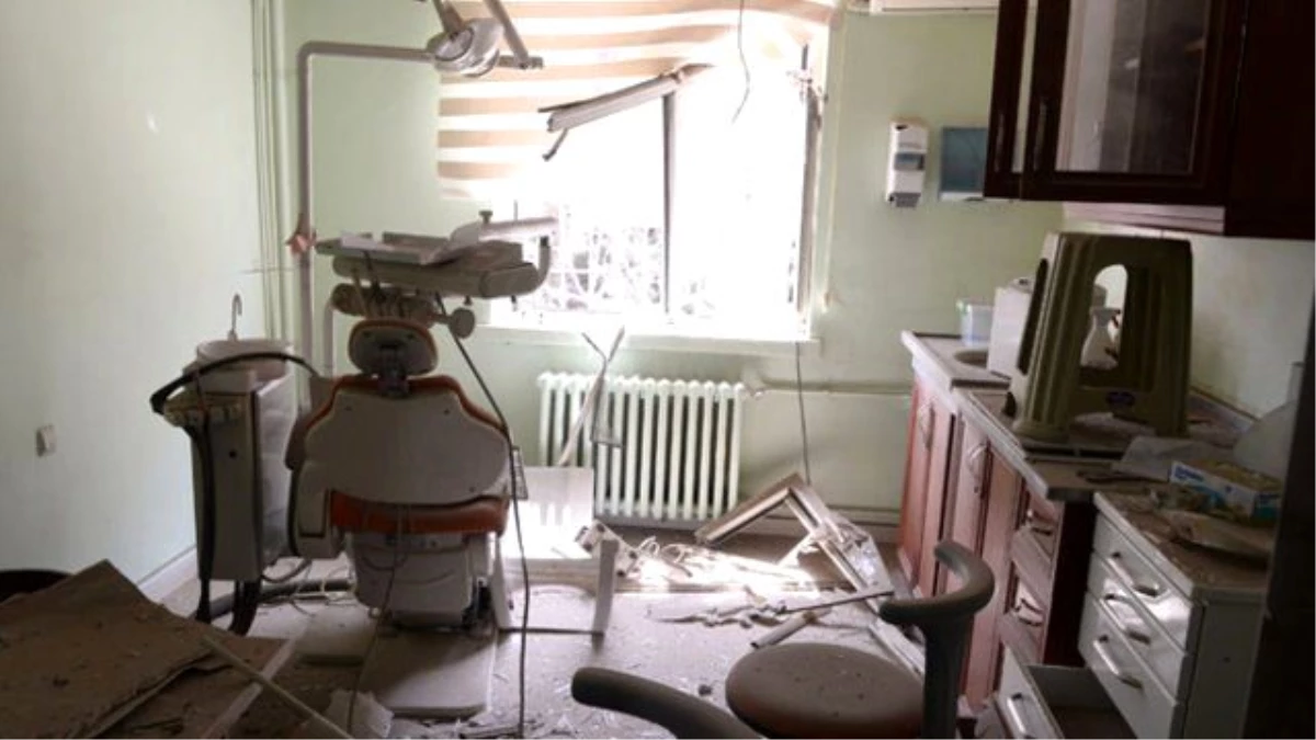 Şırnak\'ta PKK\'lı Teröristler Diş Hastanesini Yakıp Yıktı
