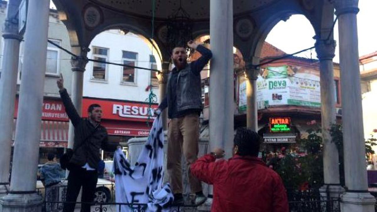 Bartın\'da Pankart Gerginliği