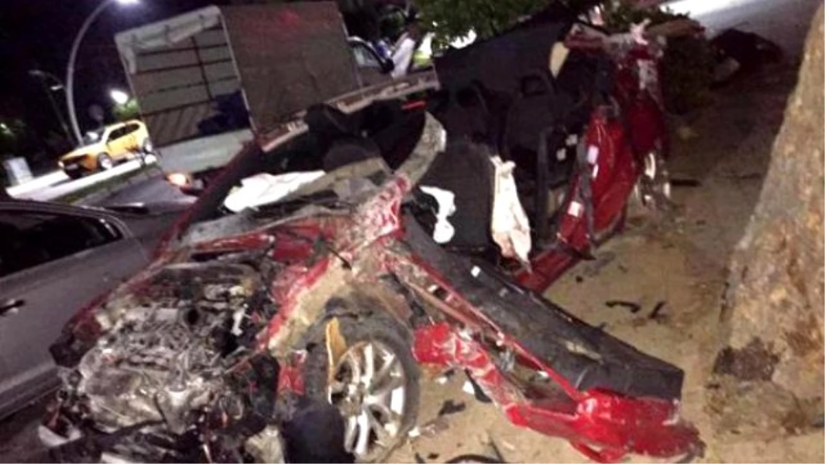 Gazipaşa\'da Aşırı Hız Kazası: 1 Ölü, 2 Yaralı