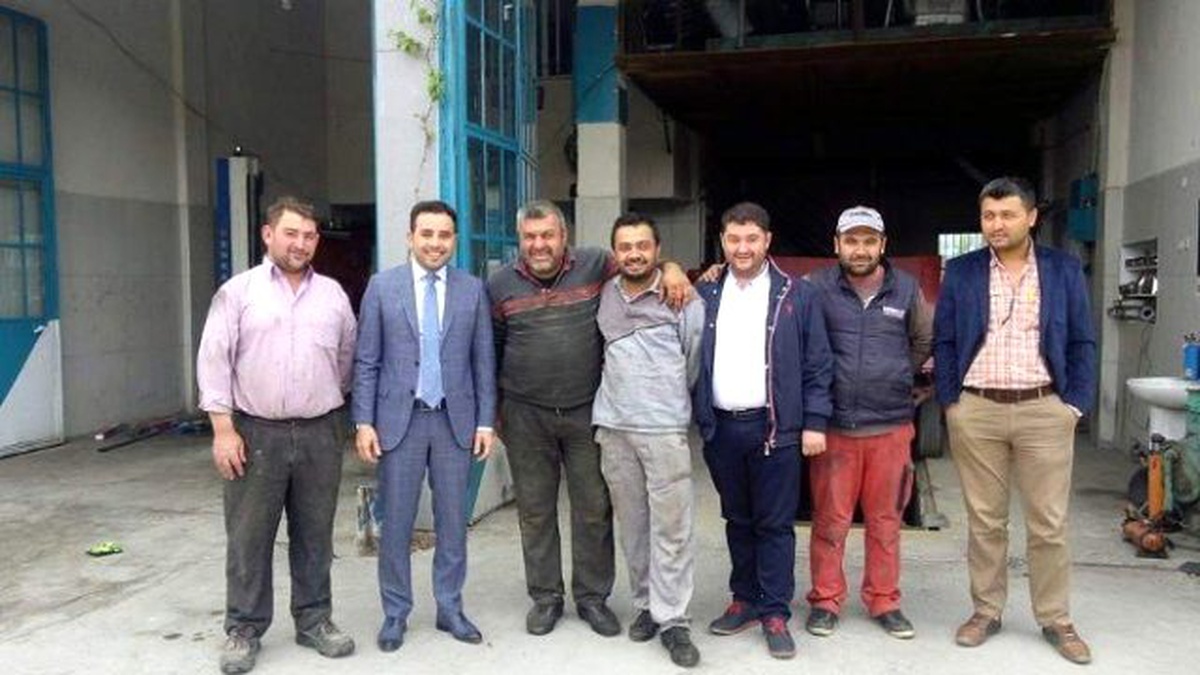 Milletvekili İshak Gazel, Sanayi Sitesi Esnaflarını Ziyaret Etti